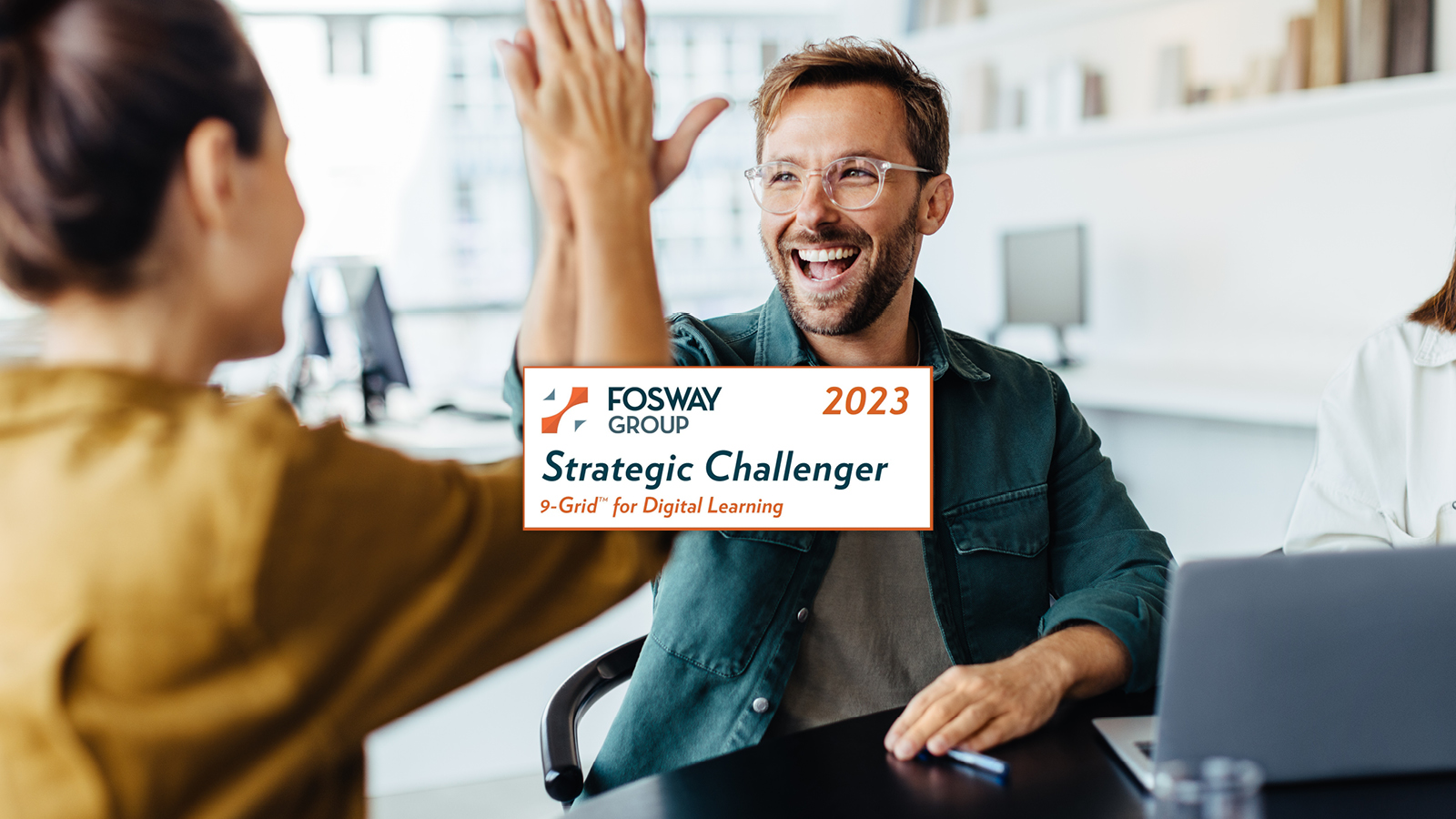 imc celebrates to recive Strategic Challenger at the Fosway 9-Grid
